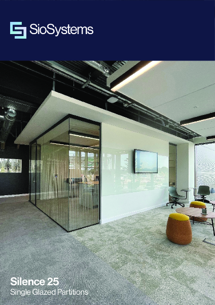SioSystems Silence 25 Single Glazed Partitions - Brochure