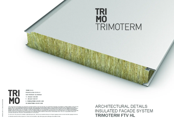 Architectural Details - Insulated Façade System - TRIMOTERM FTV HL - PDF