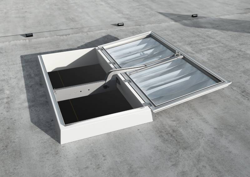 Smoke Lift Rooflight F100 W - AOV Smoke vent SHEV