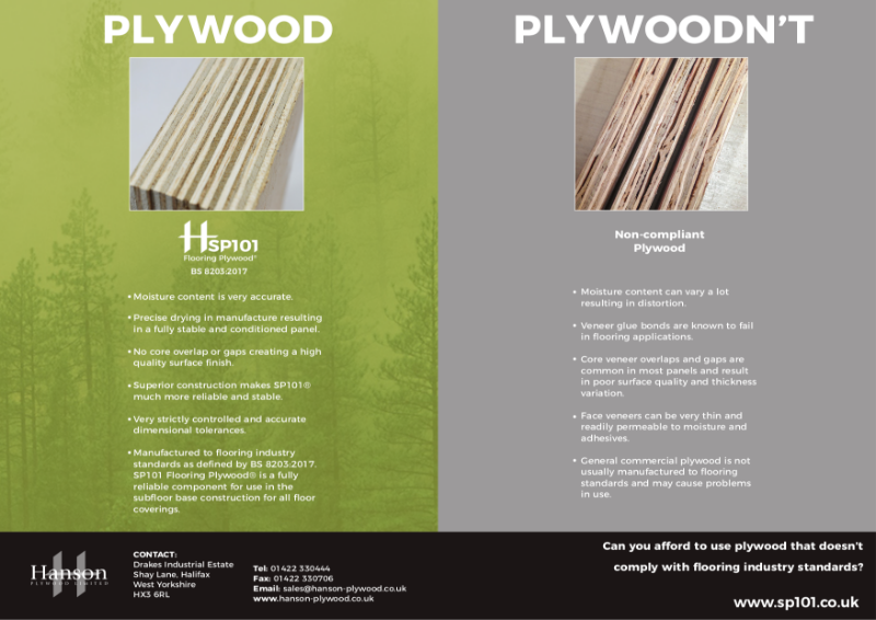 SP101 Flooring Plywood/Plywoodn't Flyer