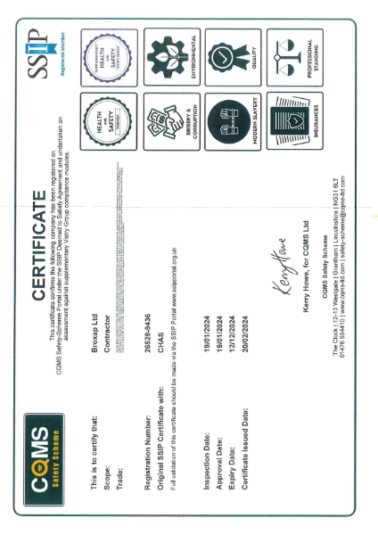 CQMS Safety Scheme