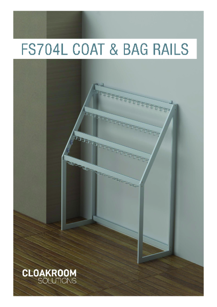 FS704L Multi-Level Coat & Bag Rail Brochure