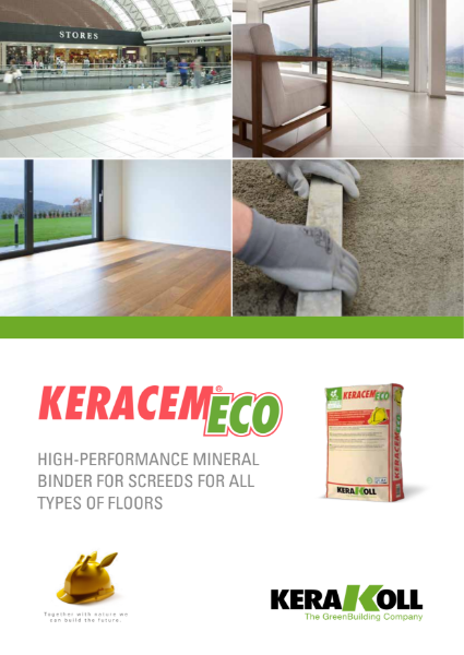 Keracem Eco - Rapid setting screed binder