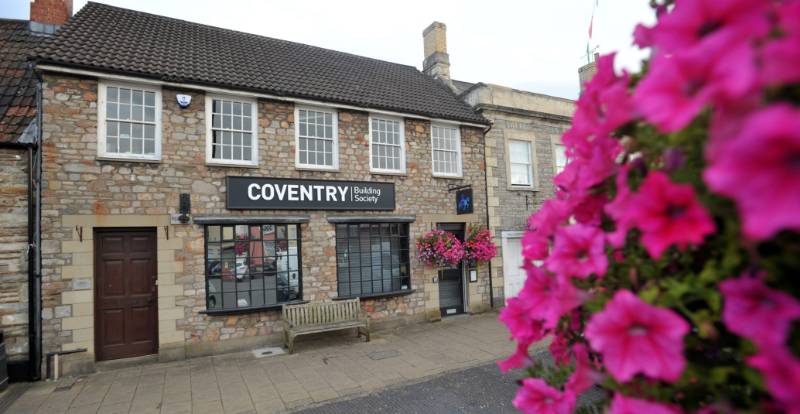 Coventry Building Society - Discrete Insurance Certified roller shutters, blending seemlessly into their surroundings