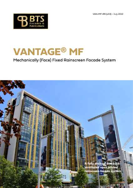 Vantage® MF - Mechanical Fix Rainscreen Facade System