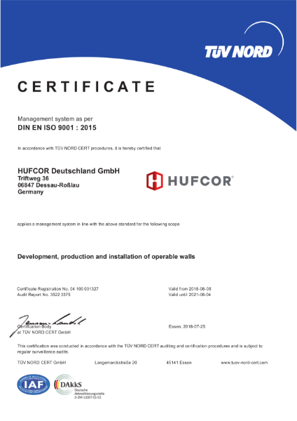 ISO 9001:2015 Certificate