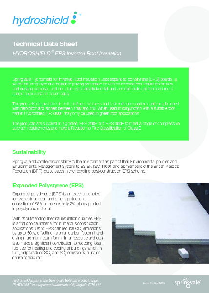 Springvale Hydroshield Technical Data Sheet