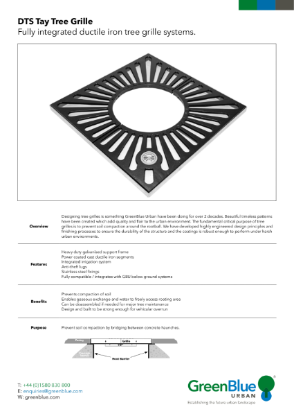 GBU Tay Tree Grille Datasheet