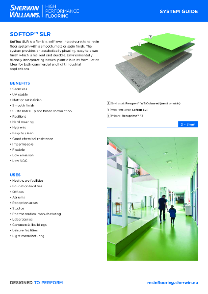 Resin Flooring System SofTop™ SLR System Guide
