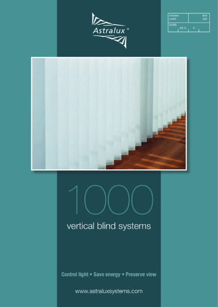 Astralux 1000 Vertical Blind System