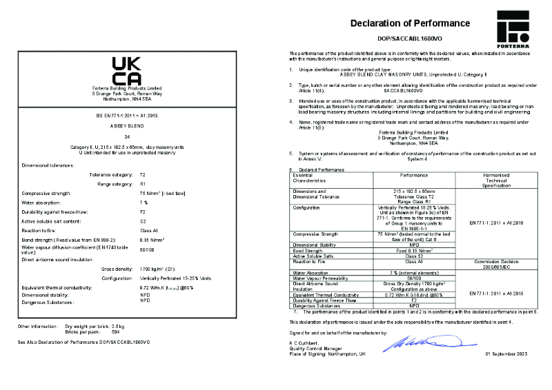 UK Conformity Assessed (UKCA)