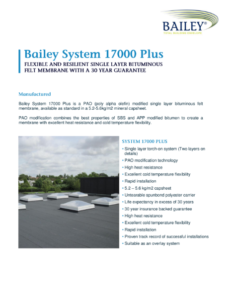 Bailey System 17000 Plus