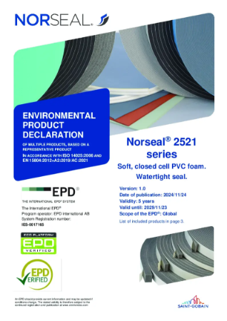 EPD-IES-0017165:001 Norseal® 2521 series.pdf | Saint-Gobain Innovative ...