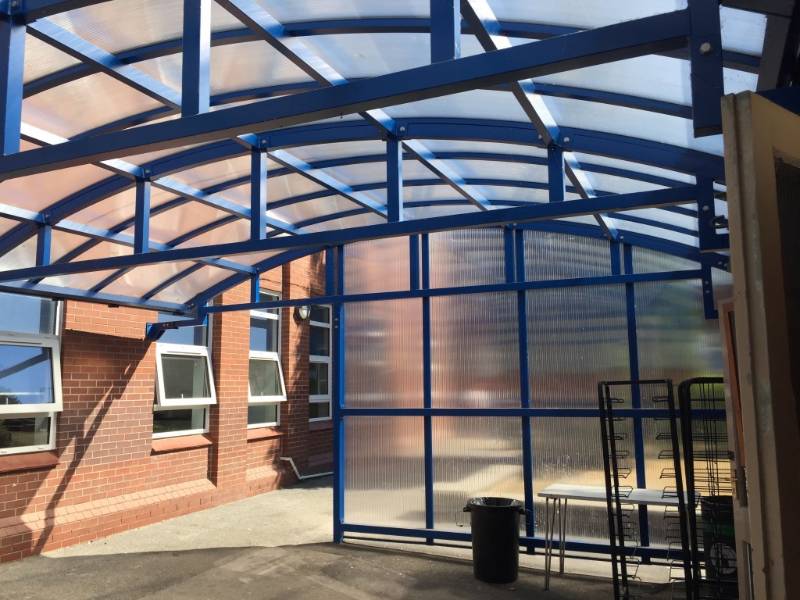 Twinfix canopy plays its part in an academy’s expansion programme