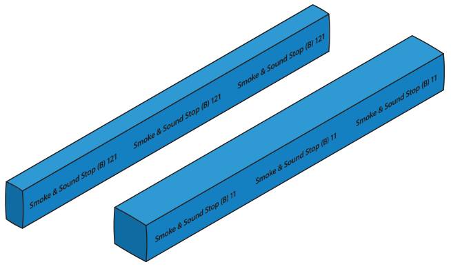Smoke & Sound Stop Blue (SSSB) - Compressible Foam