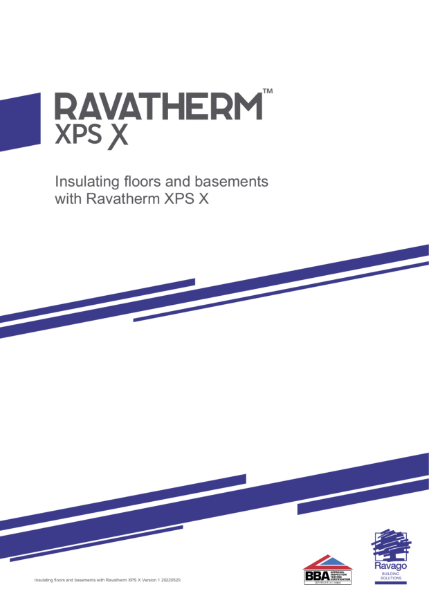 Insulating floors and basements with Ravatherm XPS X Version 1