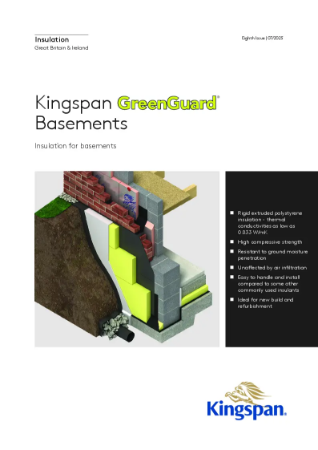 Kingspan GreenGuard brochure (Basements)