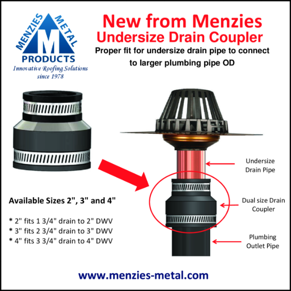 PRODUCT SHEET - UNDERSIZE DRAIN COUPLER