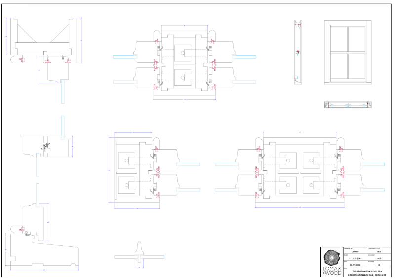 Historic single glazed sash window