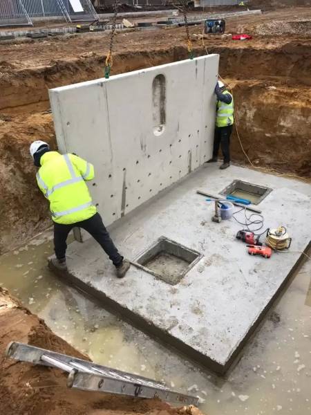 Precast Soakaway Chamber Solution for PB Doyle Construction Ltd