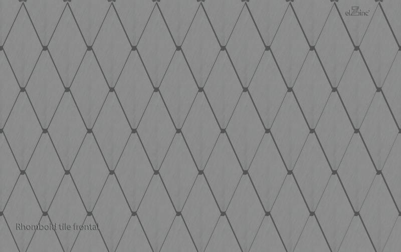 elZinc Rhomboid Tile Cladding