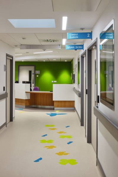 Glan Clwyd Hospital | Forbo Flooring Systems | NBS Source