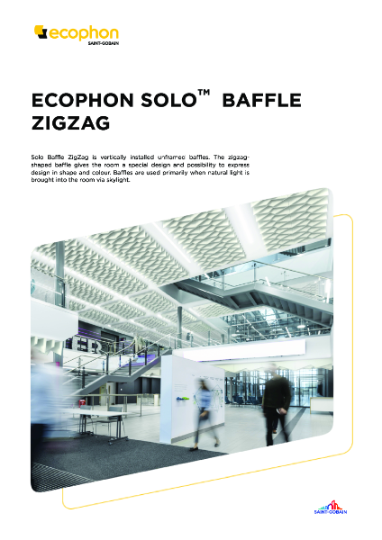 Data Sheet - Solo™ Baffle ZigZag