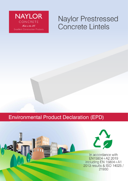 Naylor Concrete Prestressed Lintels EPD