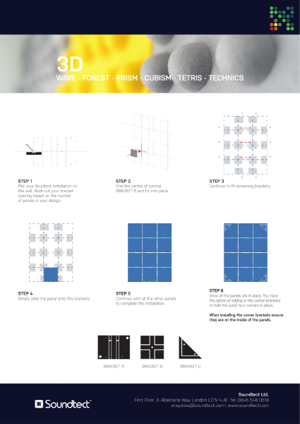 3D panel installation guide