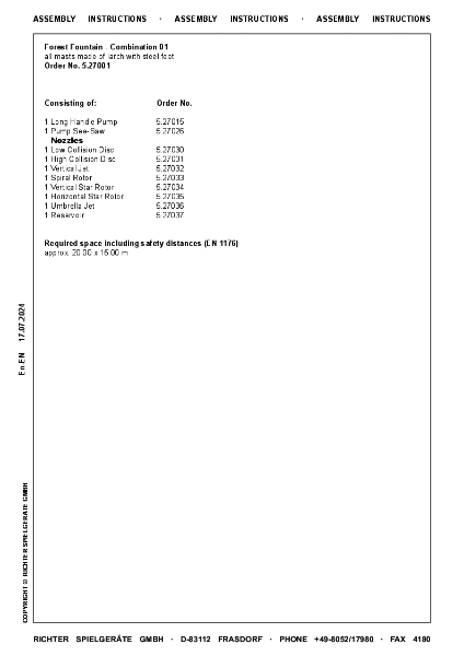 M5.27001En-EN - Assembly Instructions