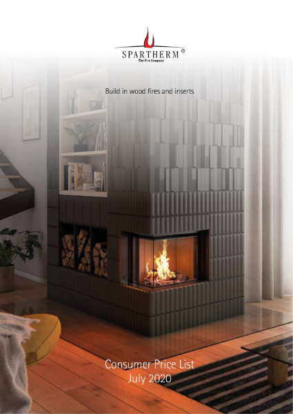 Spartherm built-in wood fires price list 2020