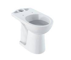 Geberit Selnova Comfort Floor-Standing WC For Close-Coupled Exposed Cistern, Washdown, Horizontal Outlet, Raised - Floor-standing WC Set