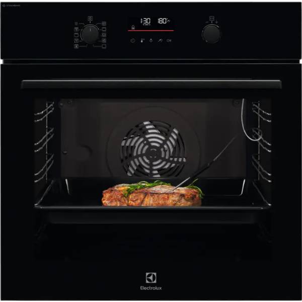 ELECTROLUX BLACK MULTIFUNCTION OVEN WITH 8 FUNCTIONS