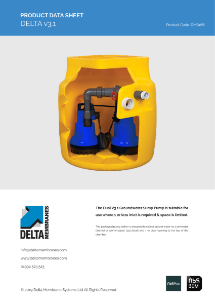 Delta V3.1 Sump Pump