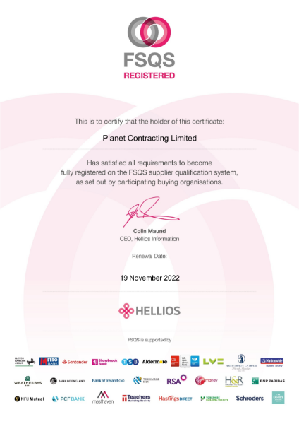 FSQS Certificate of Registration