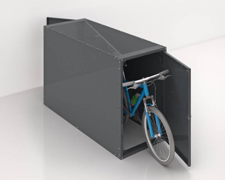 Cycla Bike Locker Horizontal – Double-Sided