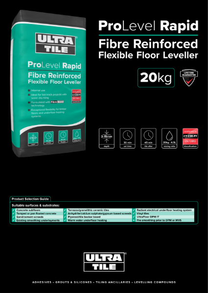 ProLevel Rapid Technical Datasheet