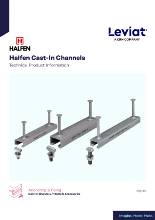 Tekninen tuoteinformaatio - Halfen Cast-In Channels