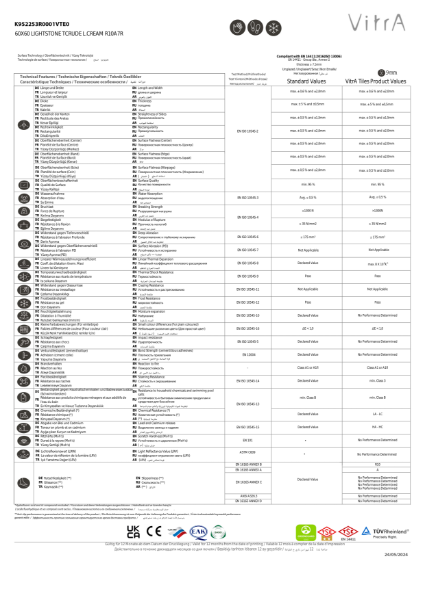 TechnicalDataSheet_K952253R0001VTE0_60X60 LIGHTSTONE TCRUDE L.CREAM R10A7R