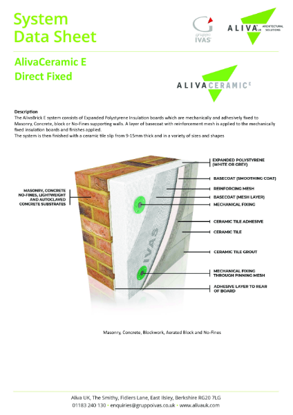 AlivaCeramic E - Direct Fixed