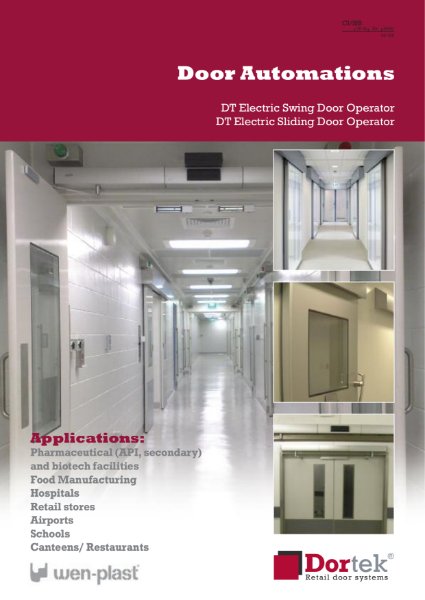 9.7. Automated Doors Brochure