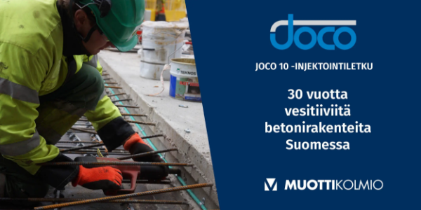 JOCO 10-injektointiletku täyttää 30 vuotta!