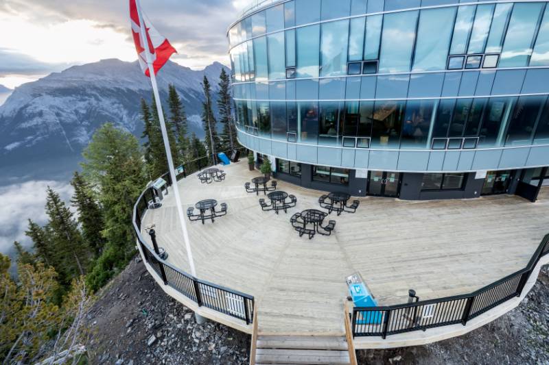 Accoya Decking Transforms Sulphur Mountain Observation Experience