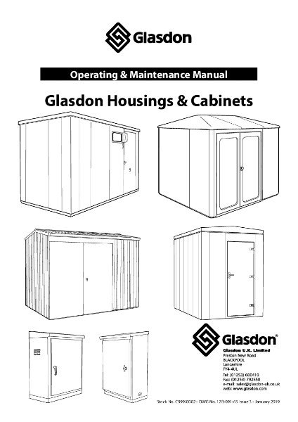 Glasdon Housings Operations & Maintenance Manual_A4