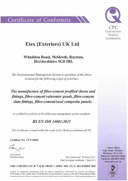 BS EN ISO 14001:2015