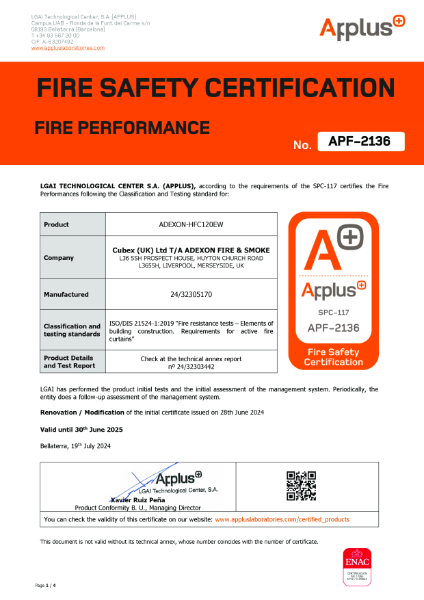 Fire Safety Certification