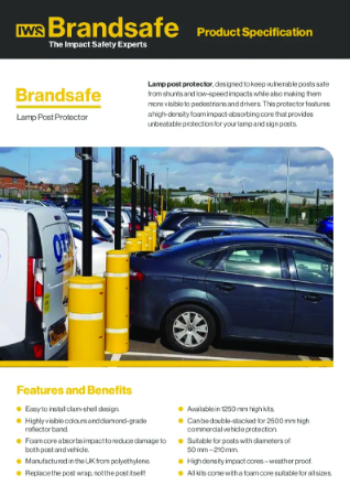 Lamp PostWRAP Protector - Brandsafe Spec Sheet