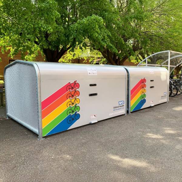 Oxford Health NHS Foundation Trust Take Delivery of Twelve Secure FalcoPod Bike Hangars