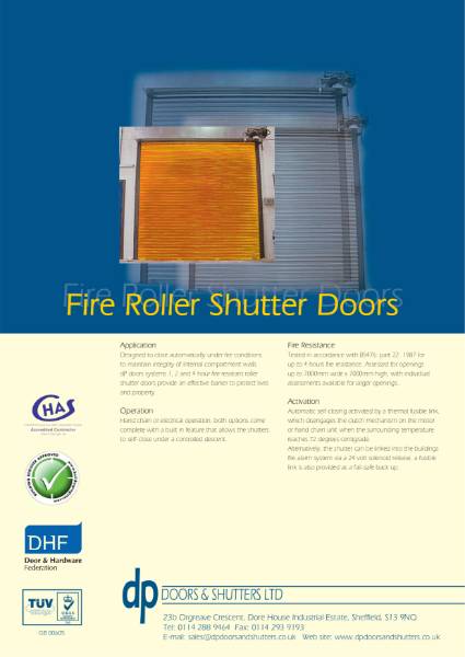 Steel Fire Shutter