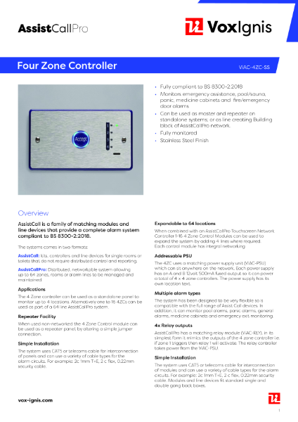 ViAC-4ZC-SS Datasheet rev1